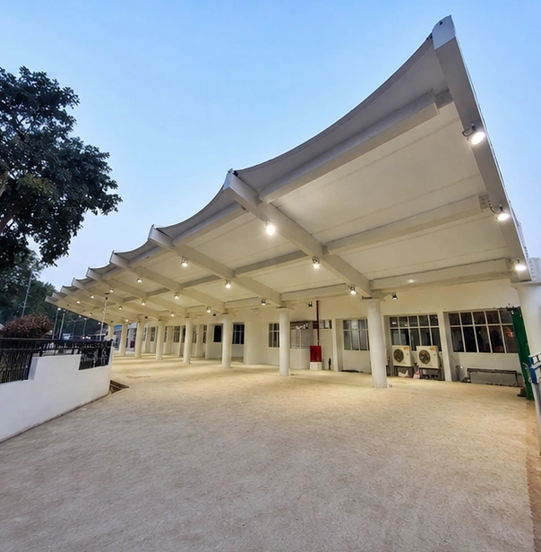 Silchar Airport, Assam tensile structure, Ekra Decor &mdash; photograph 3